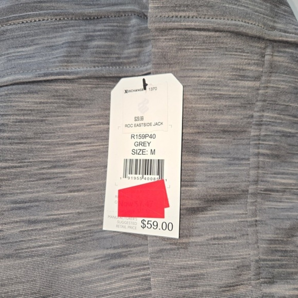 Rocawear Mens Roc Eastside Jack Grey Moto Bomber Jacket R159P40 NWT Size M - Picture 5 of 7